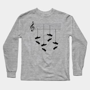Musical Shoes on a Wire Long Sleeve T-Shirt